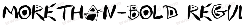 MoreThan-Bold Regula字体转换